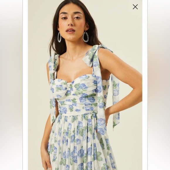 New with tags altard state aria ruched maxi dress - Picture 4 of 8